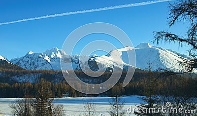 Nice ladscape in mountain High Tatra Stock Photo