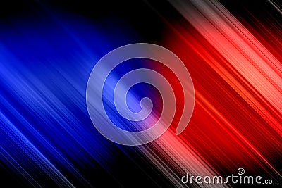 Abstract blurred colorful wallpaper with police lights on a background. Stock Photo