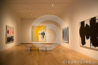 Nice Modern Art Museum interior Editorial Stock Photo