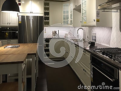 Nice modern kitchen Editorial Stock Photo