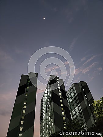 The Multiple Tower Stock Photo