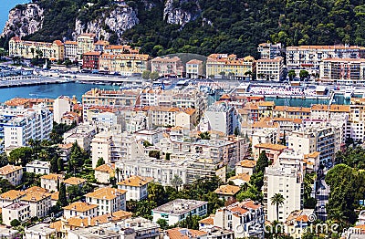 Nice panorama seen from Mt Boron Stock Photo