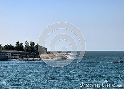 nice photo of banjul in gambia west africa Stock Photo
