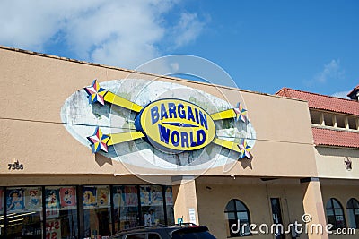 Bargin World, Kissimmee, Florida Editorial Stock Photo