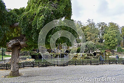 A nice resting place in the park Stock Photo