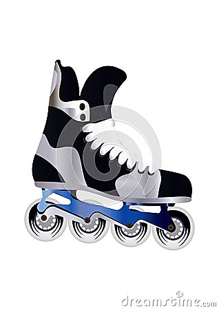 Nice rollerblade Stock Photo