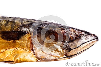 Nice smoked mackerel Stock Photo