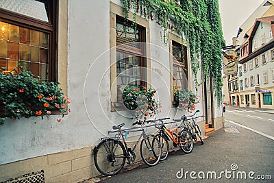 Nice view of the city of Strasbourg, Alsace, France Stock Photo