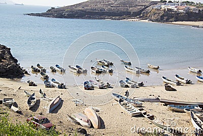 Nice view of the Gulf of Aden Stock Photo