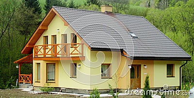 Nice village house Stock Photo