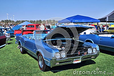 Nicely Restored Oldsmobile 442 Convertible Editorial Stock Photo
