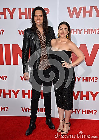 Nick Simmons & Sophie Simmons Editorial Stock Photo