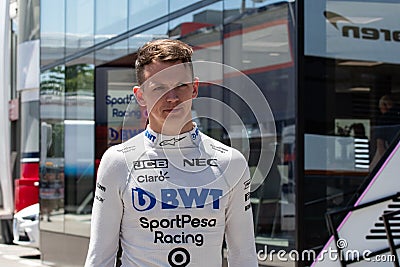 Nick Yelloly racing driver Editorial Stock Photo