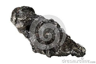 Nickel-iron meteorite Stock Photo