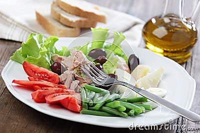 Nicoise salad Stock Photo