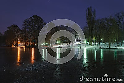 Nicolae Romanescu park, Craiova, Romania Stock Photo