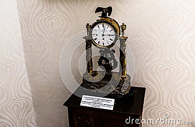 Nicolae Simache Clock Museum Editorial Stock Photo