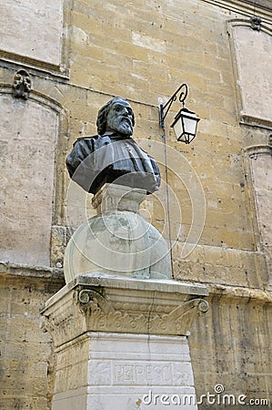 Nicolas-Claude Fabri de Peiresc, French astronomer, Aix-en-Provence, Provence-Alpes-CÃ´te d`Azur Stock Photo