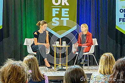 Nicole Richie and Cleo Wade Talk about Books at the New Orleans Book Festival Editorial Stock Photo