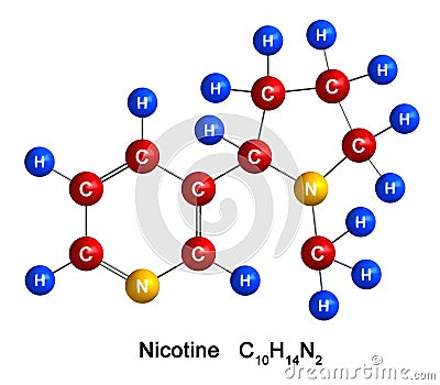 Nicotine Stock Photo