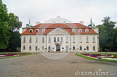 Poland Nieborow Palace Radziwill residence , baroque pearl Stock Photo