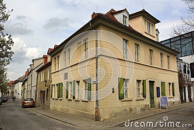 Nietzsche Haus in Naumburg Editorial Stock Photo