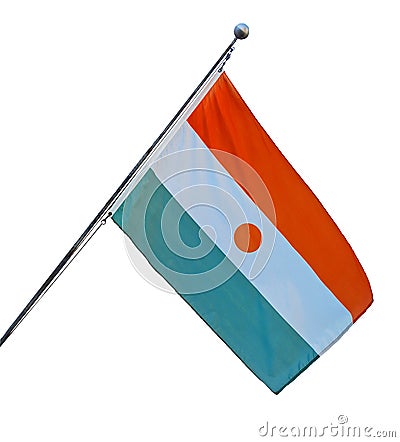 Niger National Flag Stock Photo