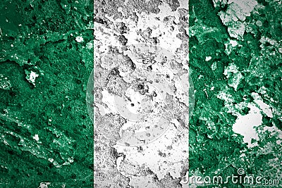 Nigeria Flag Stock Photo