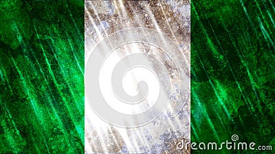 Nigeria Flag Stock Photo