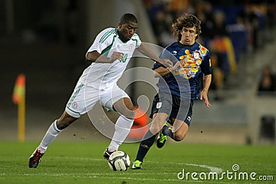 Nigerian player Bright Editorial Stock Photo