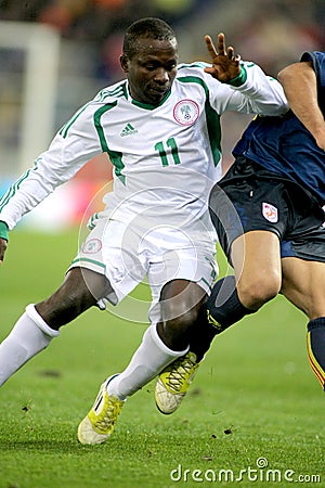 Nigerian player Ejike Uzoenyi Editorial Stock Photo