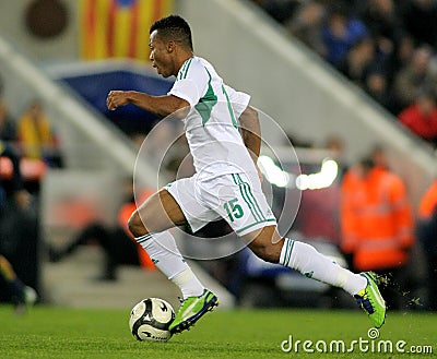 Nigerian player Ikechukwu Uche Editorial Stock Photo