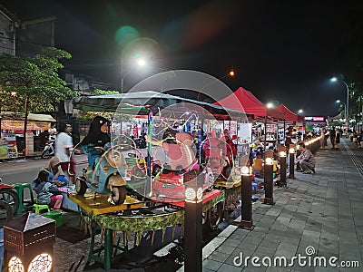 The night borobudur magelang , central java Editorial Stock Photo