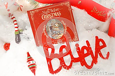 The Night Before Christmas Book Editorial Stock Photo