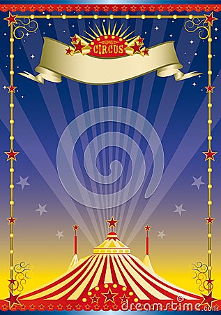 elements vintage vector free Circus Image: Image 10327441 Night Poster  Stock