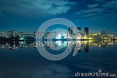 Night city Stock Photo