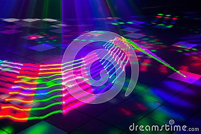 Night club laser lights 2 Stock Photo