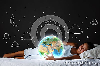 Night dreaming Stock Photo