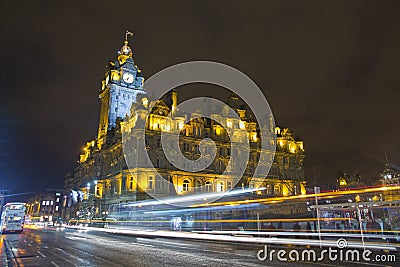 Night in Edinburgh Stock Photo