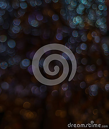 Night lights bokeh background, defocused bokeh lights, blurred b Stock Photo