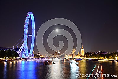 Night London Editorial Stock Photo