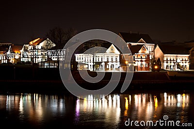 Night minsk Editorial Stock Photo