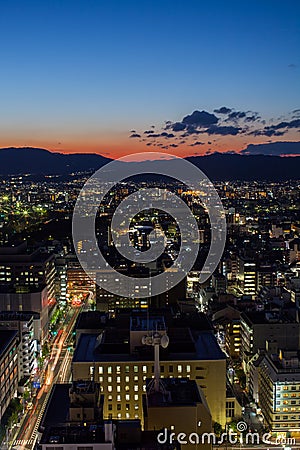 Night Night cityscape view of building Editorial Stock Photo