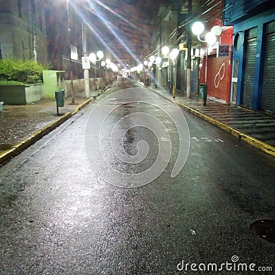 night in Mogi das Cruzes Stock Photo