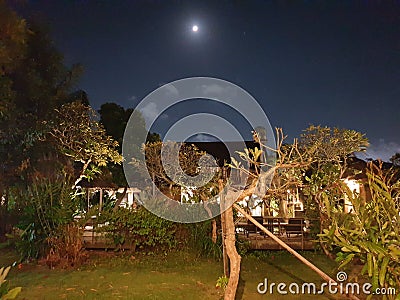 Night at Sanur Bali Stock Photo
