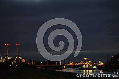 Night scene. Editorial Stock Photo