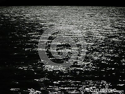 Night sea Stock Photo