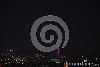 Night Simferopol 004 Stock Photo