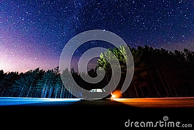 Night sky Stock Photo