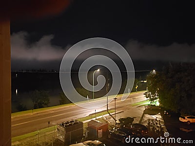 Night sky in Prince Albert, Sk Stock Photo